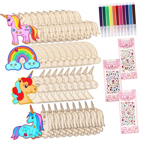 LIFKOME Unlackierte Holzscheiben Einhorn und Wolken Formen zum Bemalen DIY Bastelset für Kreative Holzfiguren Vielseitige Heimdekoration für Geschenke und Familienaktivitäten LIFKOME Unlackierte Holzscheiben Einhorn und Wolken Formen zum Bemalen DIY Bastelset für Kreative Holzfiguren Vielseitige Heimdekoration für Geschenke und Familienaktivitäten von LIFKOME