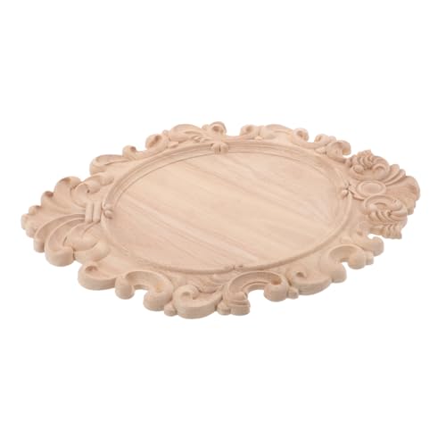 LIFKOME Unlackierte Holzschnitzerei Applikationen aus Holz für Möbel Vintage Rustikale Holzornamente Holzdekor Aufsätze für Schränke Türen Kleiderschränke LIFKOME Unlackierte Holzschnitzerei Applikationen aus Holz für Möbel Vintage Rustikale Holzornamente Holzdekor Aufsätze für Schränke Türen Kleiderschränke von LIFKOME