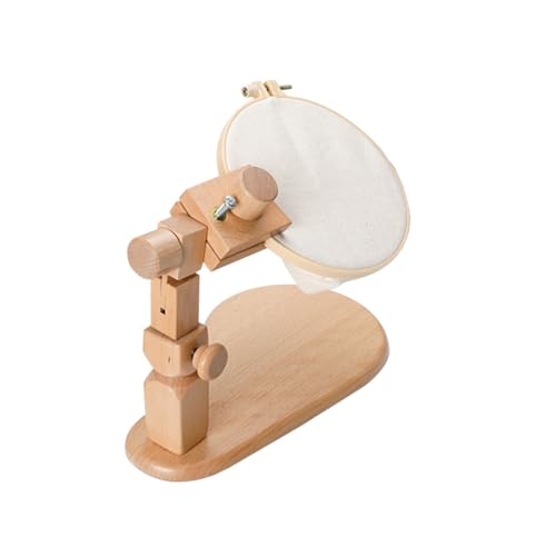 LIFKOME Verstellbarer Drehbarer Stickrahmen Buchenholz Universeller Tisch Stickständer für Kreuzstich Ergonomisch für Erwachsene Multifunktionales Stickerei Werkzeug mit Rotation und LIFKOME Verstellbarer Drehbarer Stickrahmen Buchenholz Universeller Tisch Stickständer für Kreuzstich Ergonomisch für Erwachsene Multifunktionales Stickerei Werkzeug mit Rotation und von LIFKOME