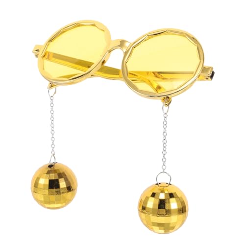 LIFKOME Vintage Disco Ball Partybrille mit Spiegelanhänger Leichte Kunststoff Partybrille im Retro Disco Design für Damen und Herren Lustige Geburtstags und Tanzbrille Auffälliges LIFKOME Vintage Disco Ball Partybrille mit Spiegelanhänger Leichte Kunststoff Partybrille im Retro Disco Design für Damen und Herren Lustige Geburtstags und Tanzbrille Auffälliges von LIFKOME