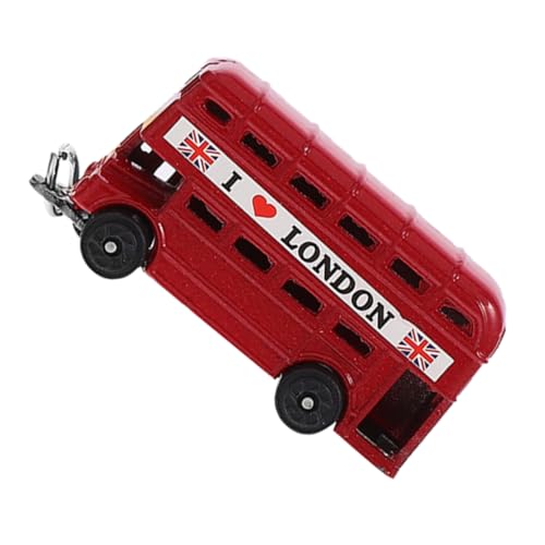 LIFKOME Vintage London Bus Schlüsselanhänger Souvenir Für London Britischer Sammlerstück Schlüsselring Für Freunde von LIFKOME