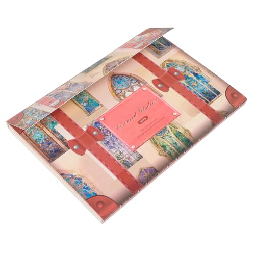 LIFKOME Vintage Scrapbooking Papier Retro Muster Material für DIY Tagebuch Notizbuch Fotoalbum Dekoration Vielseitig Verwendbar für Scrapbook Basteln Journaling von LIFKOME