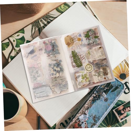 LIFKOME Vintage Scrapbooking Sticker Ästhetische DIY Scrapbook Supplies mit Kunstvollen Motiven für Journal Album Handgemachte Karten und Bastelprojekte von LIFKOME