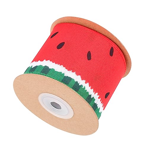 LIFKOME Wassermelone Band Geschenkband mit Fruchtigem Muster DIY Schleifenband für Partydeko Geschenkverpackung Wiederverwendbar und Zuschneidbar LIFKOME Wassermelone Band Geschenkband mit Fruchtigem Muster DIY Schleifenband für Partydeko Geschenkverpackung Wiederverwendbar und Zuschneidbar von LIFKOME