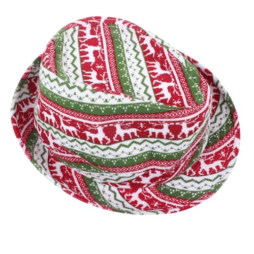 LIFKOME Weihnachtsmütze für Partys Dekorativer Festivalhut mit Elchdesign für Karneval und Festliche Anlässe Komfortabel und Warm für Altersgruppen Geeignet von LIFKOME