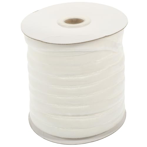 LIFKOME Weiße Pflanzengefärbte Samt geschenkband Robustes DIY Dekoband für Schleifen Bastelprojekte Geschenkverpackung Party Floraldekoration von LIFKOME