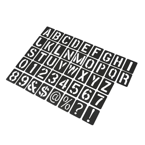 LIFKOME Wiederverwendbare Schablonen Teilig aus Schwarzem PP mit Buchstaben Zahlen und Symbolen Robustes DIY Wand und Möbel Stencil für Acrylmalerei Leicht zu Reinigen und Mehrfach LIFKOME Wiederverwendbare Schablonen Teilig aus Schwarzem PP mit Buchstaben Zahlen und Symbolen Robustes DIY Wand und Möbel Stencil für Acrylmalerei Leicht zu Reinigen und Mehrfach von LIFKOME