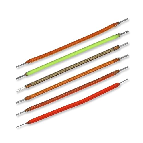 Led Soft Silament 60 Mm Länge Spiralbirne Filament Edison Glühbirne Filament Dioden Flexible Filament DC3V,Grün,20 Stück von LIGHBIB