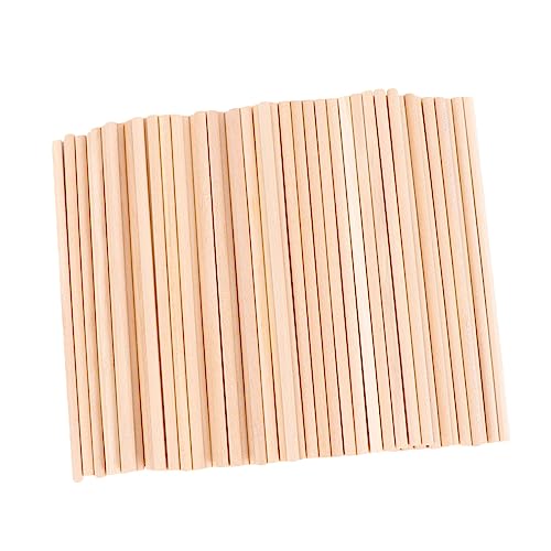 50 Stück Runde Holzstäbe Natürliche Diy Bastelstäbe für Modellbau Holzspielzeug und Projekte für Handwerk und Dekoration 50 Stück Runde Holzstäbe Natürliche Diy Bastelstäbe für Modellbau Holzspielzeug und Projekte für Handwerk und Dekoration von LIGHTAOTAO