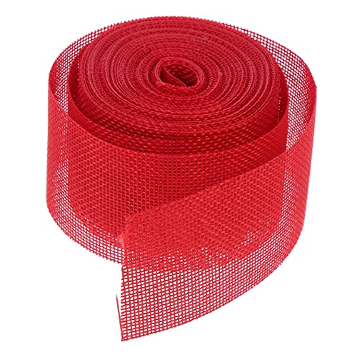 LIGHTAOTAO 1 Rolle Dekorative Ripsband Hochwertigem Roter Kunstleinen Ribbon für Festtagsdekoration Geschenkverpackung und Bastelprojekte LIGHTAOTAO 1 Rolle Dekorative Ripsband Hochwertigem Roter Kunstleinen Ribbon für Festtagsdekoration Geschenkverpackung und Bastelprojekte von LIGHTAOTAO