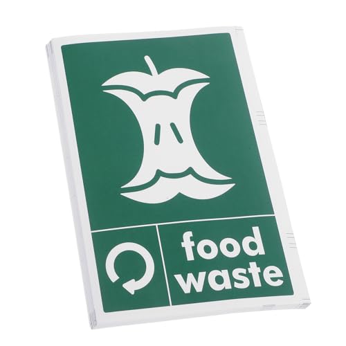 LIGHTAOTAO 10 Recycling-aufkleber: Selbstklebende Recycling-aufkleber Für Lebensmittelabfälle Für Mülleimer – Abnehmbare Aufkleber Zur Mülltrennung Für Das Und von LIGHTAOTAO