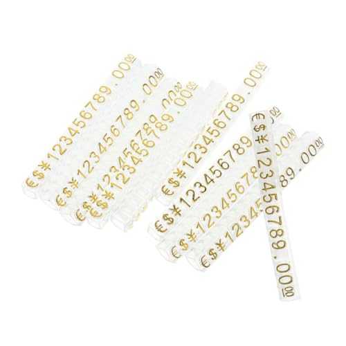 LIGHTAOTAO 10 Saiten Einstellbarer Preiswürfel aus Transparentem mit Basis Preisschild aufsteller für Schmuck Einzelhandelsgeschäfte Vielseitig Verwendbar für Supermarkt und Ausstellung von LIGHTAOTAO