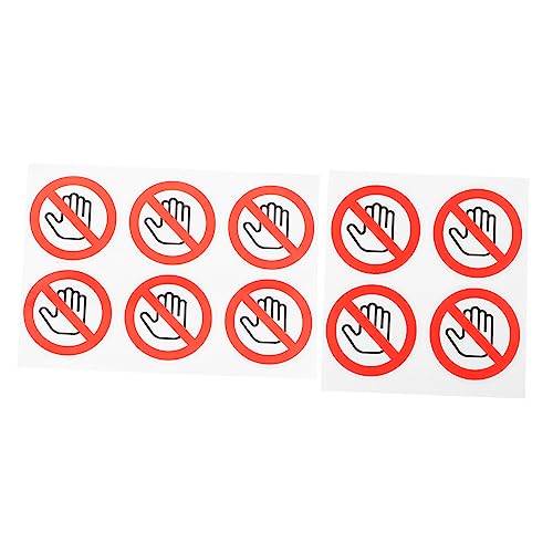 LIGHTAOTAO 10 Stück Berühren Warnaufkleber Selbstklebende Vinyl Etiketten für Sicherheitswarnungen Durchmesser für Lager und Maschinenbereich LIGHTAOTAO 10 Stück Berühren Warnaufkleber Selbstklebende Vinyl Etiketten für Sicherheitswarnungen Durchmesser für Lager und Maschinenbereich von LIGHTAOTAO