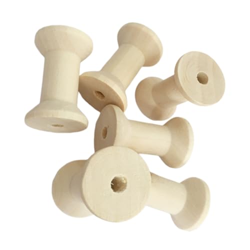 LIGHTAOTAO 10 Stück Leere Holzspulen Stabile Spulen zum Nähen Basteln und Garnwickeln Naturbelassene Geschliffene Handarbeitsbobbin für DIY Verzierung und Fadenaufbewahrung LIGHTAOTAO 10 Stück Leere Holzspulen Stabile Spulen zum Nähen Basteln und Garnwickeln Naturbelassene Geschliffene Handarbeitsbobbin für DIY Verzierung und Fadenaufbewahrung von LIGHTAOTAO