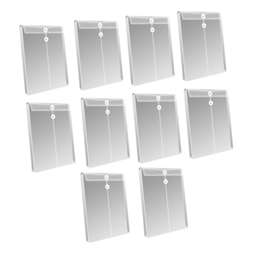LIGHTAOTAO 10 Stück Teiliges Dokumentenaufbewahrungstasche Transparent für Büro Schule und Reisen für Effektive Organisation von LIGHTAOTAO
