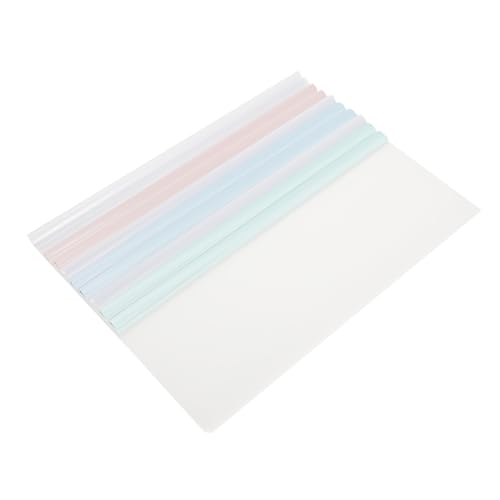 LIGHTAOTAO 10 Stück Teiliges Schiebestangen Transparente Aktenordner Dokumentenhalter mit Großer Kapazität für Büro Schule und Zuhause zur Einfachen Ablage von Papieren und Unterlagen von LIGHTAOTAO