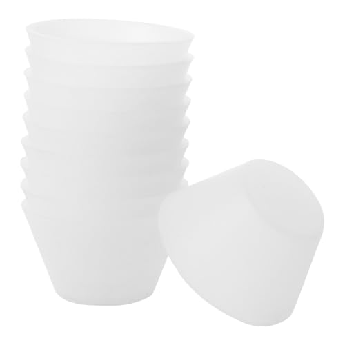 LIGHTAOTAO 10 Stück Teiliges Silikon Mischbecher Klein Flexibel Langlebig für Epoxidharz DIY Zubehör zum Präzisen Mischen Kleiner Flüssigkeitsmengen für Heimwerkerprojekte von LIGHTAOTAO