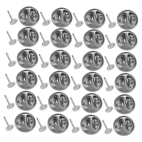 LIGHTAOTAO 100 Stück Teiliges Butterfly Brooch Pins aus Metall mit Kleinen Köpfen Sichere Schmetterlingskupplungen zum Basteln von Abzeichen Namensschildern und Individuellen Accessoires für LIGHTAOTAO 100 Stück Teiliges Butterfly Brooch Pins aus Metall mit Kleinen Köpfen Sichere Schmetterlingskupplungen zum Basteln von Abzeichen Namensschildern und Individuellen Accessoires für von LIGHTAOTAO