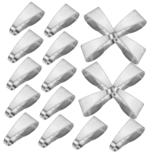 LIGHTAOTAO 100 Stück Teiliges Rostfreier Edelstahl Schmuckverschluss DIY Anhängerverbinder für Halsketten Armbänder Schmuckherstellung Basteln Zubehör von LIGHTAOTAO