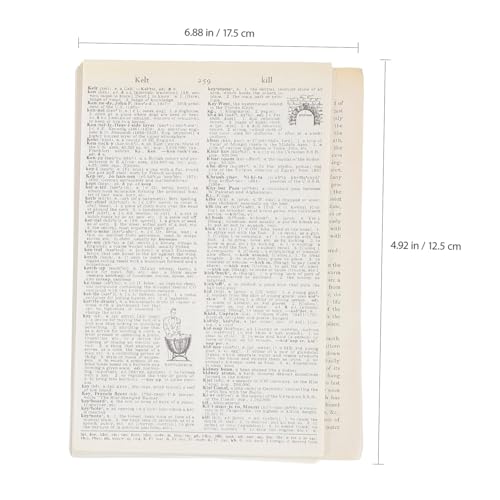 LIGHTAOTAO 114 Blatt Vintage Scrapbook Papier Kraftpapier Journal DIY Material für Tagebuch Geschenkdekoration und Kreative Collagen Geeignet für Scrapbooking Notizbuchgestaltung und von LIGHTAOTAO
