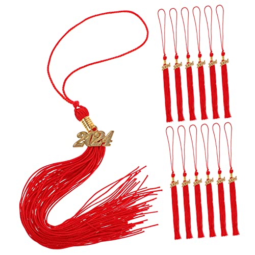 LIGHTAOTAO 12 Stück Abschluss Kappen Dekorationen mit Quasten für Graduation Langlebige Materialien Abschlussfeiern und Souvenir Rote Design Accessoires LIGHTAOTAO 12 Stück Abschluss Kappen Dekorationen mit Quasten für Graduation Langlebige Materialien Abschlussfeiern und Souvenir Rote Design Accessoires von LIGHTAOTAO