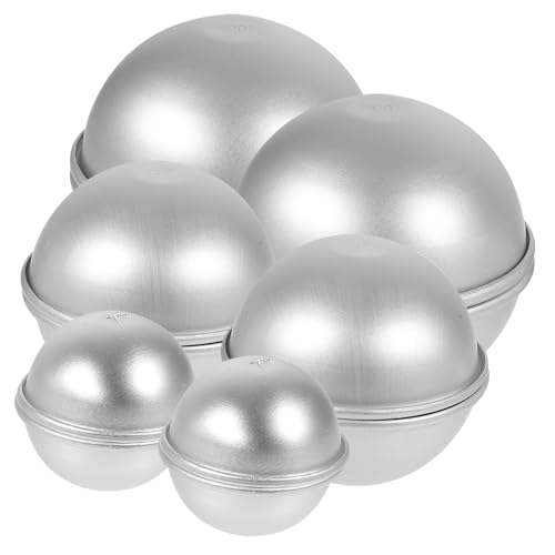 LIGHTAOTAO 12 Stück Teiliges Aluminium Halbkugel Badesalzform DIY Backform mit Glatten Kanten Wiederverwendbar Antihaftbeschichtet Vielseitig für Seifen und Badebombenherstellung LIGHTAOTAO 12 Stück Teiliges Aluminium Halbkugel Badesalzform DIY Backform mit Glatten Kanten Wiederverwendbar Antihaftbeschichtet Vielseitig für Seifen und Badebombenherstellung von LIGHTAOTAO
