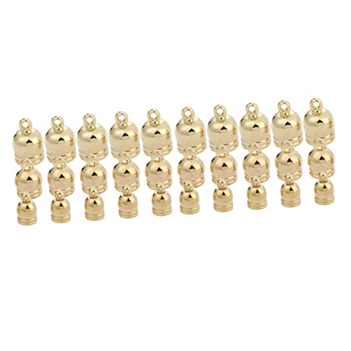 LIGHTAOTAO 120 Stück Schnur Endkappen für DIY Schmuckherstellung Langlebige Quasten Endkappen Durchmesser für Armbänder und Anhänger LIGHTAOTAO 120 Stück Schnur Endkappen für DIY Schmuckherstellung Langlebige Quasten Endkappen Durchmesser für Armbänder und Anhänger von LIGHTAOTAO