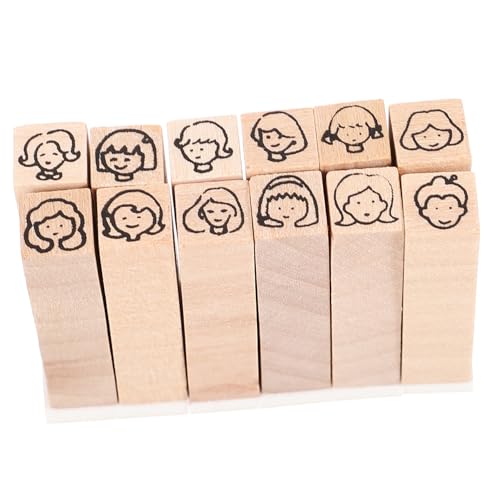 LIGHTAOTAO 12Stücke Holzstempel für DIY Tagebücher Vielseitige Stempel mit Entzückenden Mustern für Scrapbooking Karten und Geschenkanhänger Langlebig und Leicht LIGHTAOTAO 12Stücke Holzstempel für DIY Tagebücher Vielseitige Stempel mit Entzückenden Mustern für Scrapbooking Karten und Geschenkanhänger Langlebig und Leicht von LIGHTAOTAO