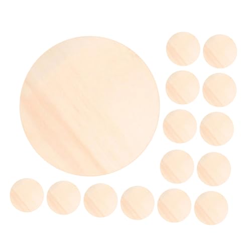 LIGHTAOTAO 15 Stück Teiliges Runde Rustikale Holzscheiben Naturbelassene Blanko Holzplatten zum Bemalen Gravieren und Basteln Vielseitig Einsetzbar für Türschilder Dekoration und DIY LIGHTAOTAO 15 Stück Teiliges Runde Rustikale Holzscheiben Naturbelassene Blanko Holzplatten zum Bemalen Gravieren und Basteln Vielseitig Einsetzbar für Türschilder Dekoration und DIY von LIGHTAOTAO