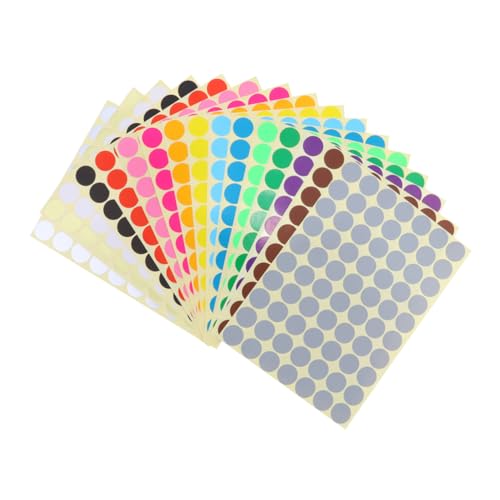LIGHTAOTAO 16 Stück Teiliges Farbige Runde Etiketten Aufkleber Selbstklebend Geschenkaufkleber zum Beschriften Vielseitige Markierungspunkte für Scrapbook Halloween und Geschenkverpackungen LIGHTAOTAO 16 Stück Teiliges Farbige Runde Etiketten Aufkleber Selbstklebend Geschenkaufkleber zum Beschriften Vielseitige Markierungspunkte für Scrapbook Halloween und Geschenkverpackungen von LIGHTAOTAO
