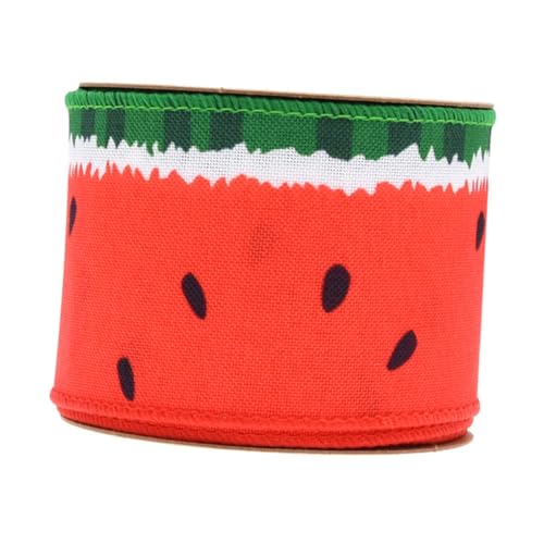 LIGHTAOTAO 1Rolle Wassermelonenmusterband Breites Geschenkband für DIY Dekoration und Verpackung für Hochzeiten Gartenarbeit Bastelprojekte und LIGHTAOTAO 1Rolle Wassermelonenmusterband Breites Geschenkband für DIY Dekoration und Verpackung für Hochzeiten Gartenarbeit Bastelprojekte und von LIGHTAOTAO