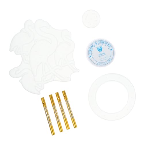 LIGHTAOTAO 1Satz Epoxidharz Windspiel Silikonform mit Flamingo Anhänger DIY Bastelset für Erwachsene Einfach zu Entformen Transparent für Wanddekoration und Individuelles von LIGHTAOTAO