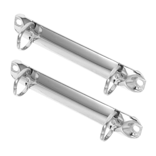 LIGHTAOTAO 2 Stück Binderverschluss Ordnerklammer aus Metall Heftklammer Ringbuchklemme aus Metall Loseblatt-Buchring Ringordner für lose Blätter kleine Binderinge Ringbuch-Clip Eisen Silber LIGHTAOTAO 2 Stück Binderverschluss Ordnerklammer aus Metall Heftklammer Ringbuchklemme aus Metall Loseblatt-Buchring Ringordner für lose Blätter kleine Binderinge Ringbuch-Clip Eisen Silber von LIGHTAOTAO