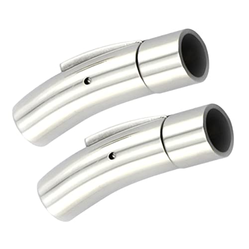LIGHTAOTAO 2 Stück Magnetverschluss für Runde Lederkordel Schmuckherstellung Zubehör Langlebig und Hautfreundlich für Armbänder und von LIGHTAOTAO