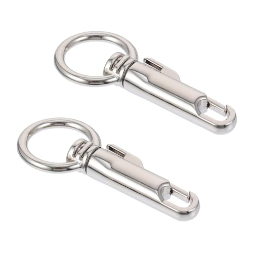 LIGHTAOTAO 2 Stück Metall Karabinerhaken mit Schlüsselring DIY Claw Clasps für Taschenverschlüsse Langlebige Schnallen für Handtaschen und Bastelprojekte LIGHTAOTAO 2 Stück Metall Karabinerhaken mit Schlüsselring DIY Claw Clasps für Taschenverschlüsse Langlebige Schnallen für Handtaschen und Bastelprojekte von LIGHTAOTAO