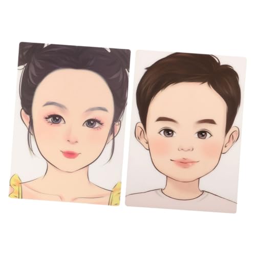 LIGHTAOTAO 2 Stück Wiederverwendbare Make Up Übungsplatten Silikon Realistische Gesichts Templates für Kreativität und Face Painting Fähigkeiten LIGHTAOTAO 2 Stück Wiederverwendbare Make Up Übungsplatten Silikon Realistische Gesichts Templates für Kreativität und Face Painting Fähigkeiten von LIGHTAOTAO