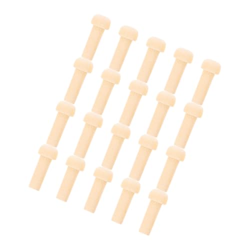 LIGHTAOTAO 20 Stück Teiliges Mini Holzklammern aus Massivem Holz DIY Bastelzubehör für Möbel und Unlackierte Holzstücke zum Bemalen Robuste Holzteile für Kreative Handarbeiten von LIGHTAOTAO