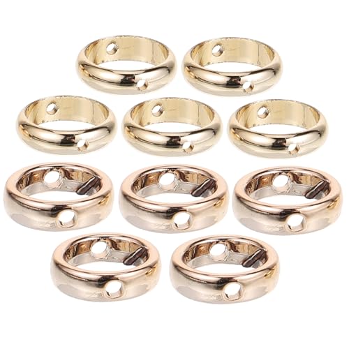 LIGHTAOTAO 20 Stück Teiliges Runde Doppelloch Perlenrahmen aus Kupfer und Ccb Vielseitiges Schmuckzubehör für Armband und Halskettenherstellung Kompatibel mit Verschiedenen Bastelperlen und LIGHTAOTAO 20 Stück Teiliges Runde Doppelloch Perlenrahmen aus Kupfer und Ccb Vielseitiges Schmuckzubehör für Armband und Halskettenherstellung Kompatibel mit Verschiedenen Bastelperlen und von LIGHTAOTAO