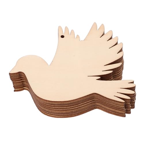 LIGHTAOTAO 20 Stück Unlackierte Holzvögel Diy Ornamente Holz für Hochzeiten Geburtstage und Festliche Dekorationen mit Band für Bastelprojekte LIGHTAOTAO 20 Stück Unlackierte Holzvögel Diy Ornamente Holz für Hochzeiten Geburtstage und Festliche Dekorationen mit Band für Bastelprojekte von LIGHTAOTAO