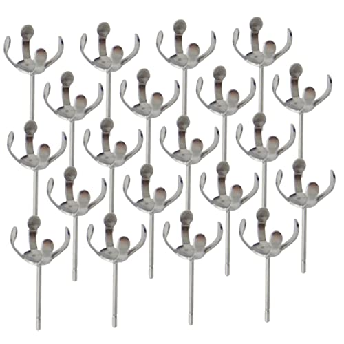 LIGHTAOTAO 20Stücke Klauenohrring Basis Zubehör für DIY Schmuckherstellung Ohrstecker Rohlinge für Frauen Langlebige und Nickelfreie Ohrringe zum Basteln LIGHTAOTAO 20Stücke Klauenohrring Basis Zubehör für DIY Schmuckherstellung Ohrstecker Rohlinge für Frauen Langlebige und Nickelfreie Ohrringe zum Basteln von LIGHTAOTAO