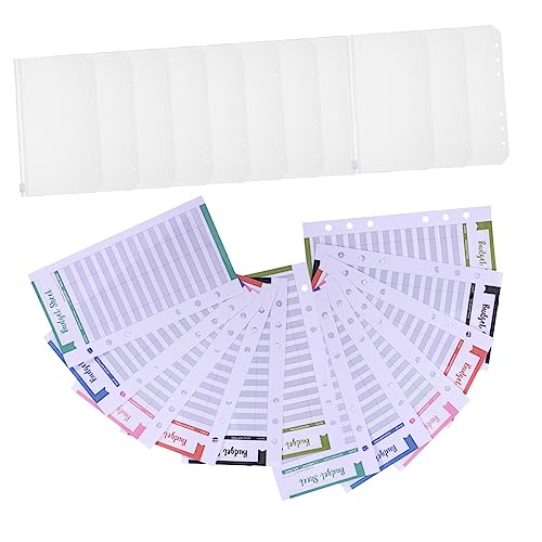 LIGHTAOTAO 24 Stück Teiliges Budget mit Budgetbögen und PVC Binder Zipper Taschen Transparente Lose Leaf Sheets mit Löchern Geeignet für Binder Organizer und Finanzplanung LIGHTAOTAO 24 Stück Teiliges Budget mit Budgetbögen und PVC Binder Zipper Taschen Transparente Lose Leaf Sheets mit Löchern Geeignet für Binder Organizer und Finanzplanung von LIGHTAOTAO