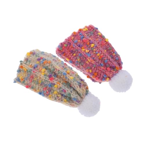 LIGHTAOTAO 2Stücke Mini Strickhüte für Puppen Fuzzy Beanie Accessoires für DIY Projekte Weiche Wintermützen für Puppenhaus Handwerk für Stofftiere und Bastelideen LIGHTAOTAO 2Stücke Mini Strickhüte für Puppen Fuzzy Beanie Accessoires für DIY Projekte Weiche Wintermützen für Puppenhaus Handwerk für Stofftiere und Bastelideen von LIGHTAOTAO