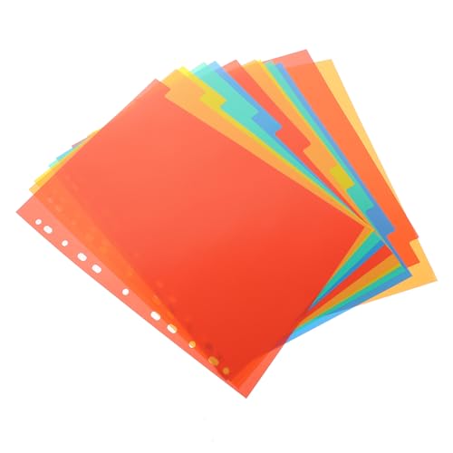 LIGHTAOTAO 3 Sätze Register Trennblätter Teilig Blanko Index Divider für Ordner Schnellhefter Dokumentenmappe Organizer Trennkarten für Büro Schule LIGHTAOTAO 3 Sätze Register Trennblätter Teilig Blanko Index Divider für Ordner Schnellhefter Dokumentenmappe Organizer Trennkarten für Büro Schule von LIGHTAOTAO