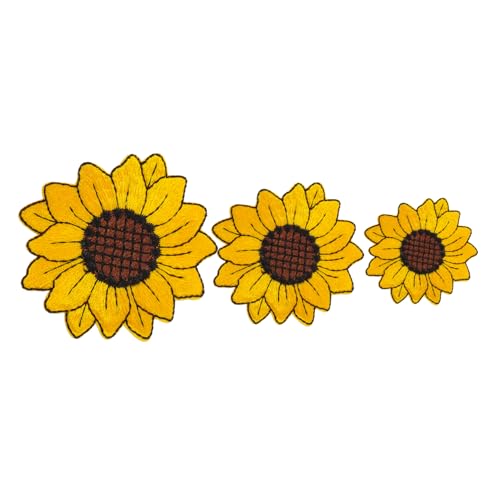 LIGHTAOTAO 3 Stück Stoffmontage Dekoration Aufnäher aus Sonnenblumen-Baumwolle bunt Dekorationen Kleidung stoffaufkleber bügelei gestickte Aufnäher traditionelle Stickapplikation Stickgarn LIGHTAOTAO 3 Stück Stoffmontage Dekoration Aufnäher aus Sonnenblumen-Baumwolle bunt Dekorationen Kleidung stoffaufkleber bügelei gestickte Aufnäher traditionelle Stickapplikation Stickgarn von LIGHTAOTAO