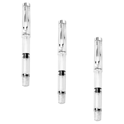 LIGHTAOTAO 3 Stück Teiliges Füllfederhalter Pinselstifte für Schule und Kunst Nachfüllbare Kalligrafie Stifte mit Weicher Spitze Transparentes Design für Flüssige Tintenführung und Präzises LIGHTAOTAO 3 Stück Teiliges Füllfederhalter Pinselstifte für Schule und Kunst Nachfüllbare Kalligrafie Stifte mit Weicher Spitze Transparentes Design für Flüssige Tintenführung und Präzises von LIGHTAOTAO