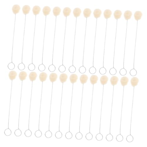 LIGHTAOTAO 30 Stück Daubers mit Metallgriff für Lederfärbung und DIY Projekte Gleichmäßige Färbeanwendung für Schuhpolitur und Lederveredelung Pack von LIGHTAOTAO