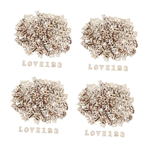 LIGHTAOTAO 4 Sätze Holzbuchstaben Und Zahlen Set Mittelgroße Naturbelassene Diy Bastelbuchstaben Und Zahlen Holz Für Frühe Bildung Kinderzimmerdeko Kreative Kunstprojekte 200 Stück * 4 LIGHTAOTAO 4 Sätze Holzbuchstaben Und Zahlen Set Mittelgroße Naturbelassene Diy Bastelbuchstaben Und Zahlen Holz Für Frühe Bildung Kinderzimmerdeko Kreative Kunstprojekte 200 Stück * 4 von LIGHTAOTAO