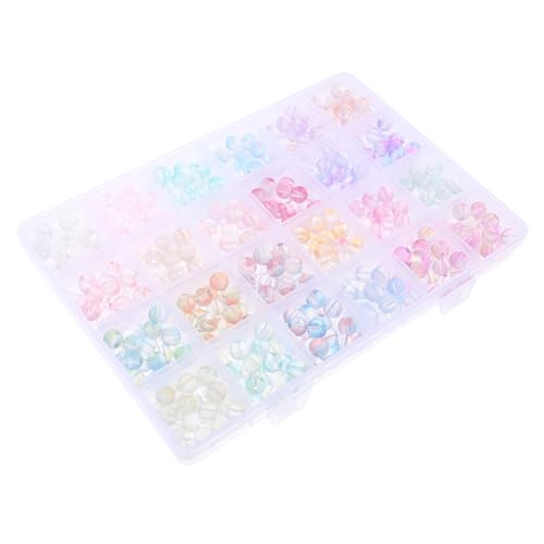 LIGHTAOTAO 480 Stück Glas Jelly Perlen Auffädeln für DIY Schmuckherstellung Armbänder Halsketten Ohrringe Bastelperlen für Erwachsene und Kreative von LIGHTAOTAO