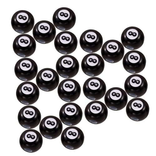 LIGHTAOTAO 50 Stück Acryl Perlen Schwarz Billardkugel Form Leichte DIY Schmuckperlen mit Glatter Oberfläche Langlebige Spacer Beads für Armband und Halskette zum Auffädeln und Basteln LIGHTAOTAO 50 Stück Acryl Perlen Schwarz Billardkugel Form Leichte DIY Schmuckperlen mit Glatter Oberfläche Langlebige Spacer Beads für Armband und Halskette zum Auffädeln und Basteln von LIGHTAOTAO