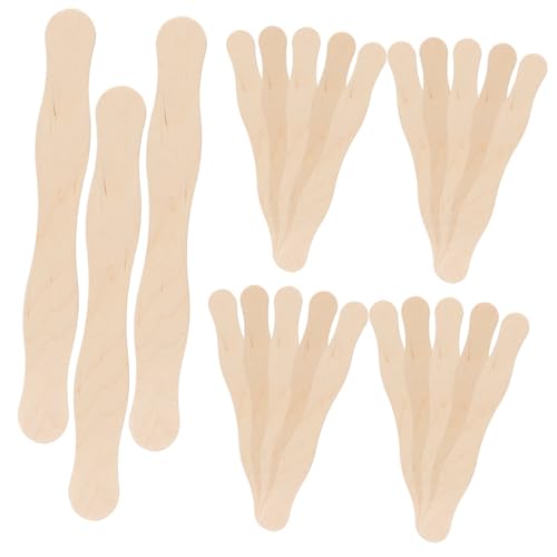 LIGHTAOTAO 50 Stück Eisstiele aus Holz Lebensmittelechte Bastelstäbchen Robust und Wiederverwendbar für DIY Handwerk und Eiscreme Sichere Langlebige Holzstäbchen für Kreative Projekte LIGHTAOTAO 50 Stück Eisstiele aus Holz Lebensmittelechte Bastelstäbchen Robust und Wiederverwendbar für DIY Handwerk und Eiscreme Sichere Langlebige Holzstäbchen für Kreative Projekte von LIGHTAOTAO